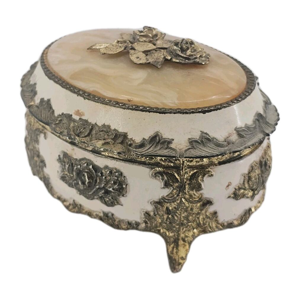Filigree Jewelry Music Box Art nouveau The Godfather Music Mobwife Regency READ